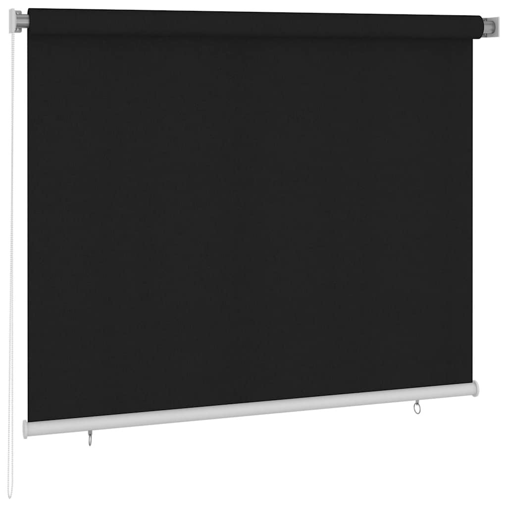 vidaXL Außenrollo 185 (B) x 140 (H) cm Schwarz