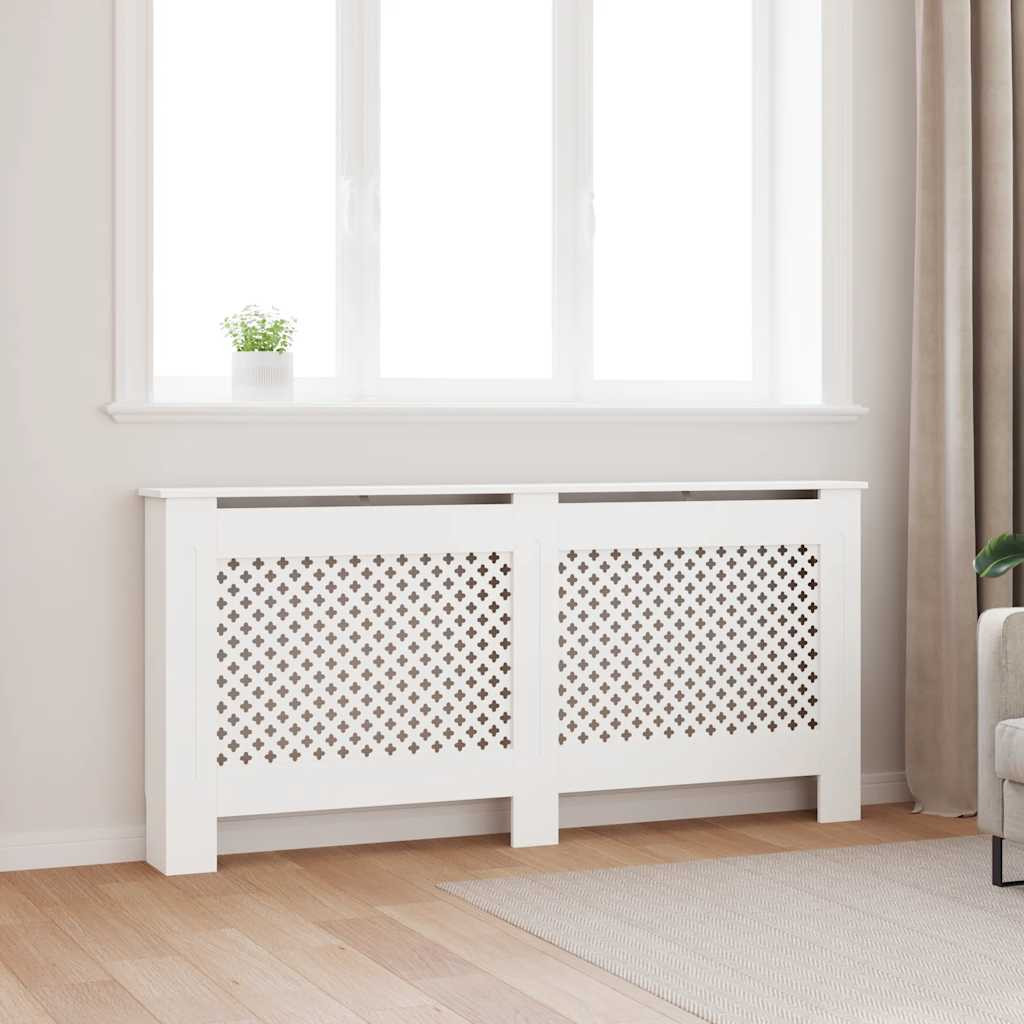 vidaXL Heizkörperabdeckung Weiß 172×19×81,5 cm MDF