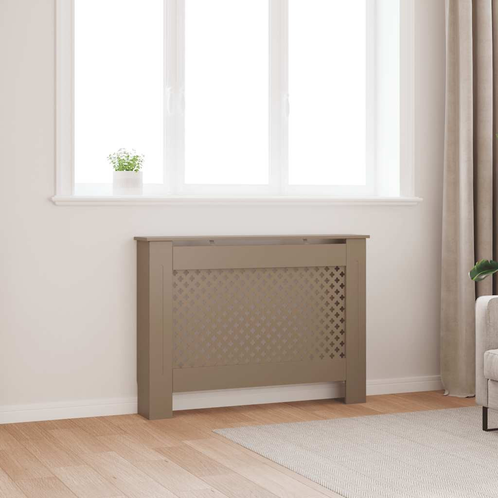 vidaXL Heizkörperverkleidung 112x19x81,5 cm MDF