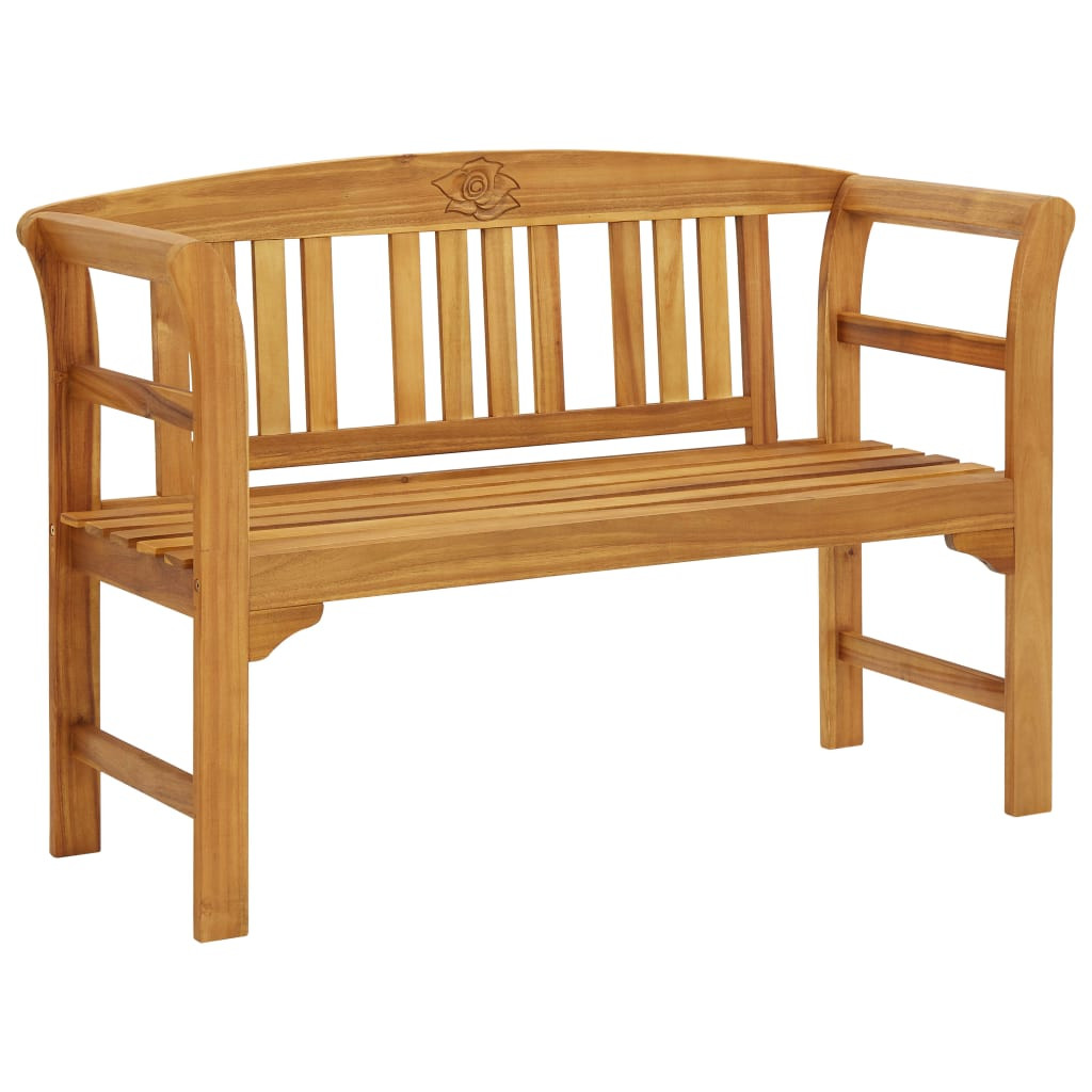 vidaXL Gartenbank 120 cm Massivholz Akazie
