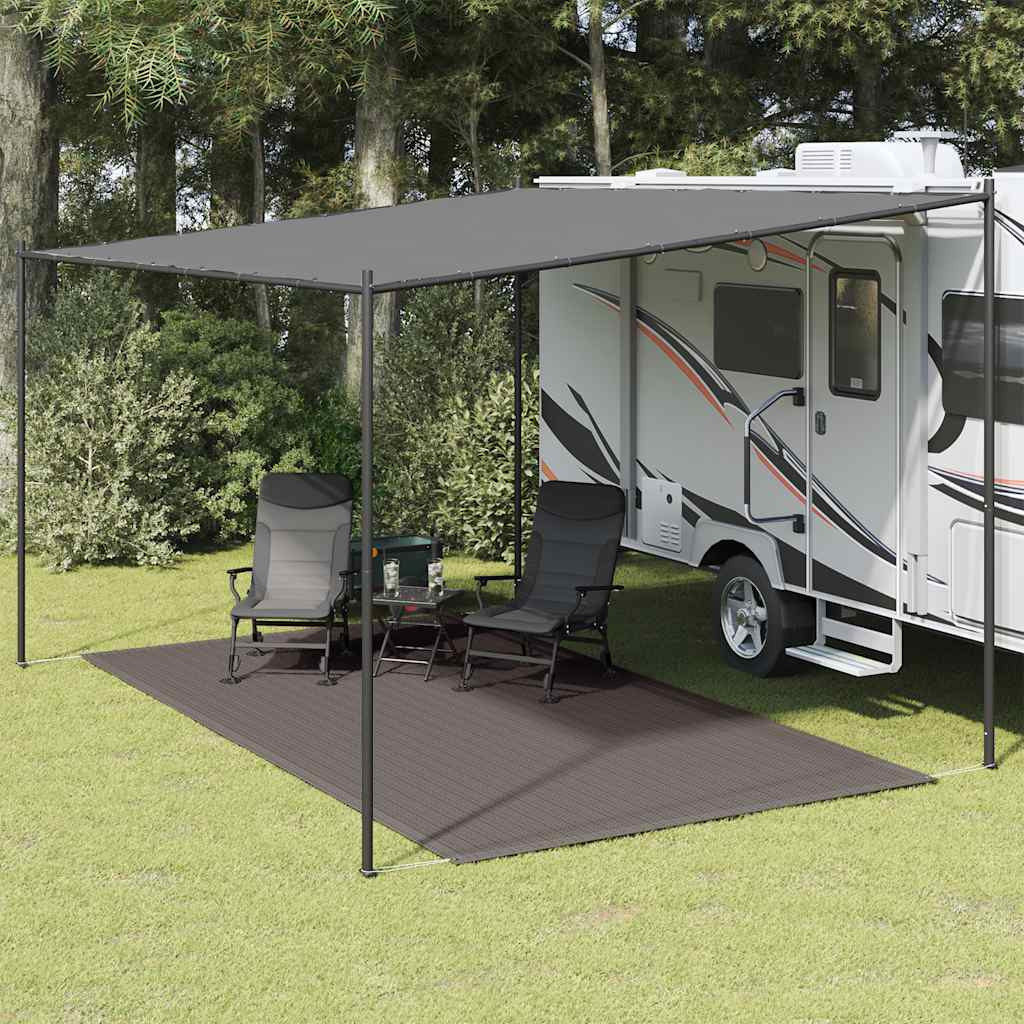 vidaXL Zeltteppich 250x450 cm Anthrazit