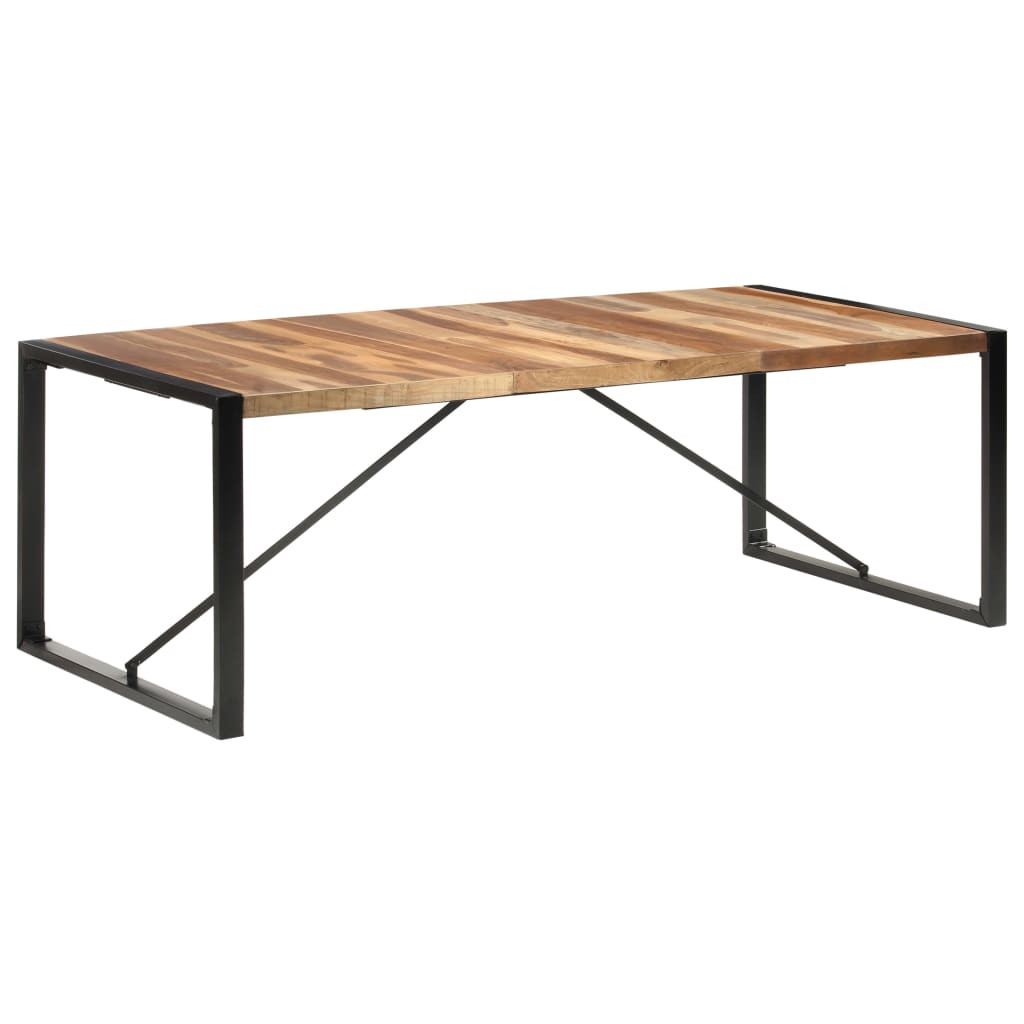 vidaXL Esstisch 220x100x75 cm Massivholz