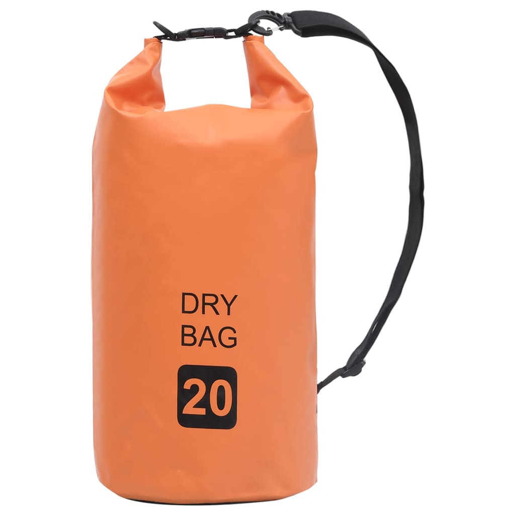 vidaXL Trockensack Orange 20 L PVC