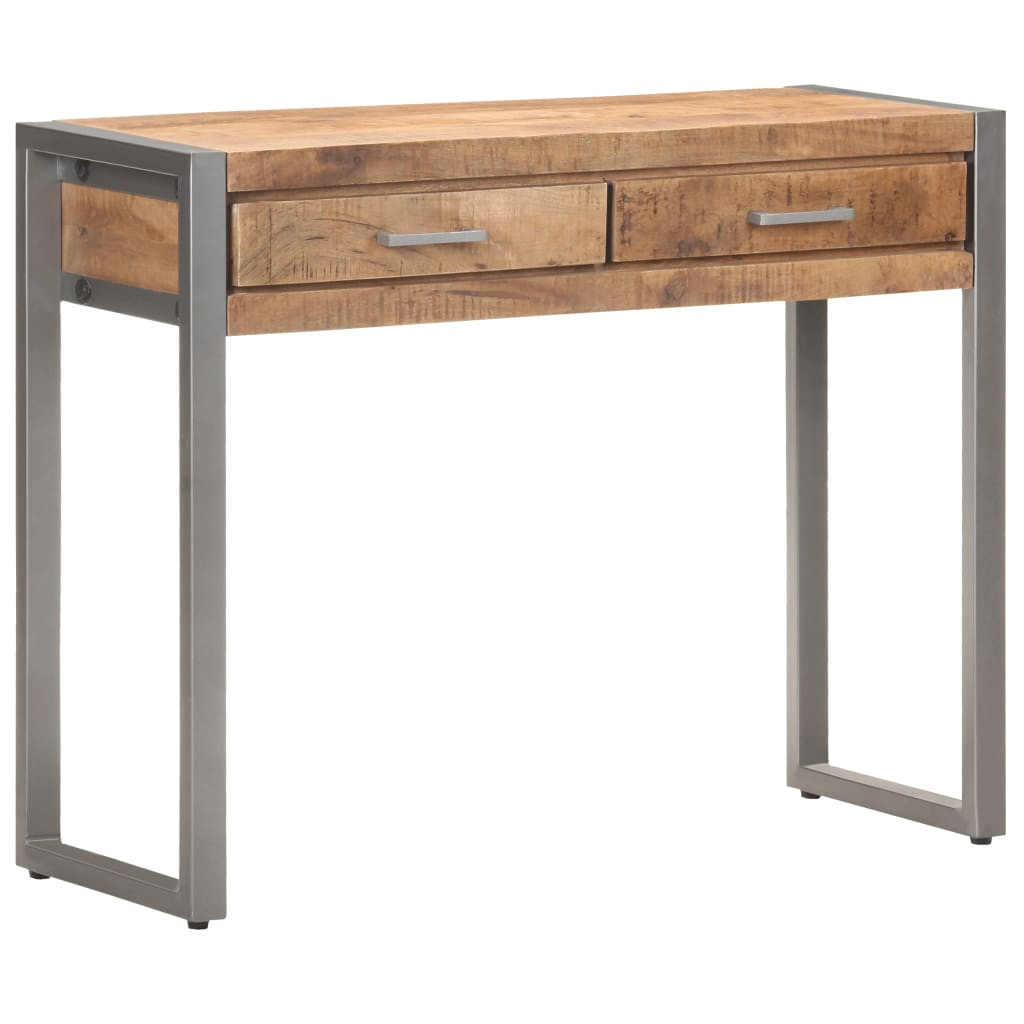vidaXL Konsolentisch 95x35x75 cm Massivholz Mango