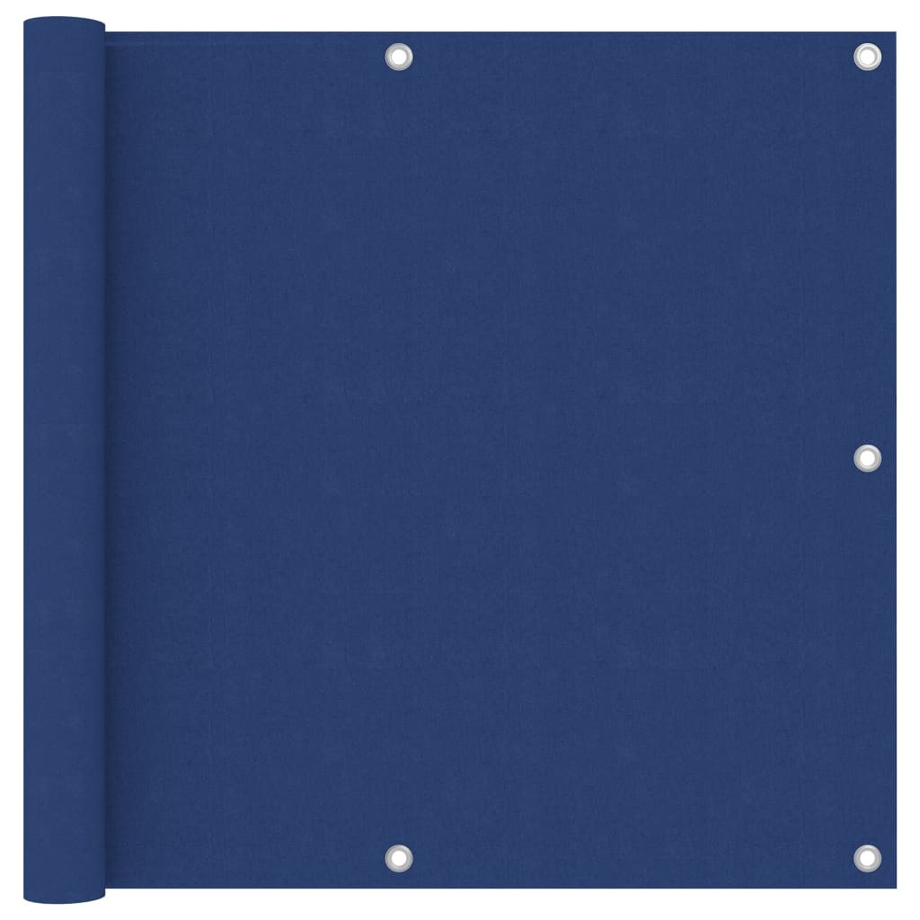 vidaXL Balkon-Sichtschutz Blau 90x600 cm Oxford-Gewebe