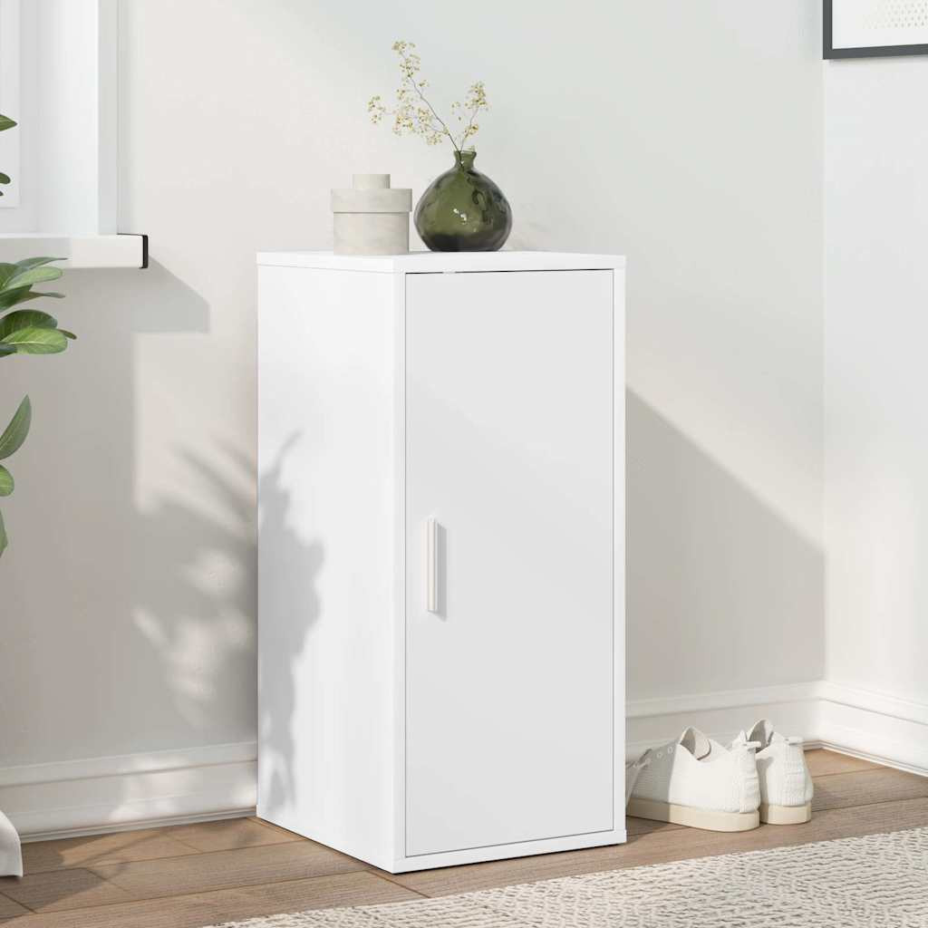 vidaXL Schuhschrank Weiß 32x35x70 cm Holzwerkstoff