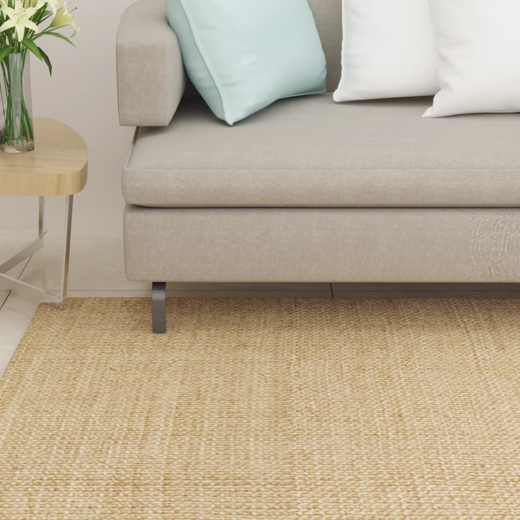 vidaXL Teppich Natur Sisal 100x200 cm