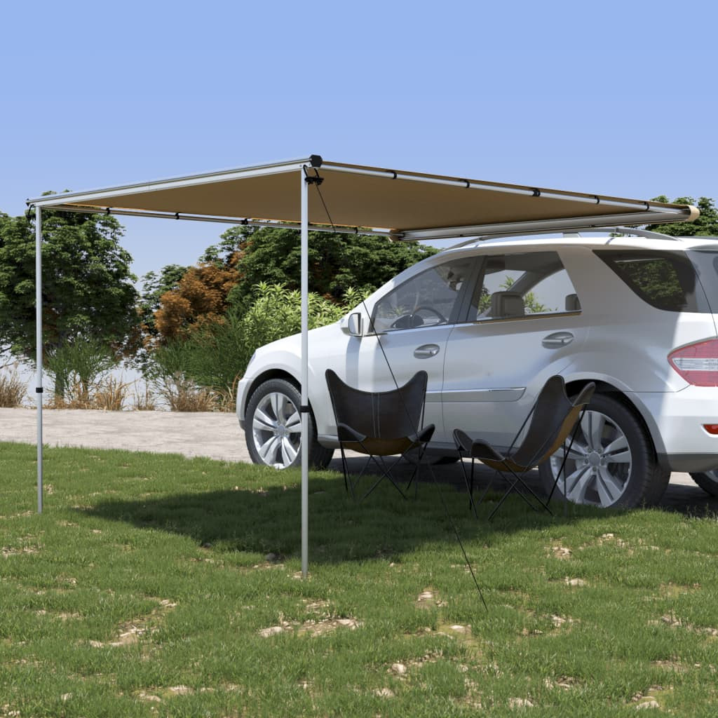 vidaXL Wohnwagen-Markise 2,4x3x2,15 m Beige