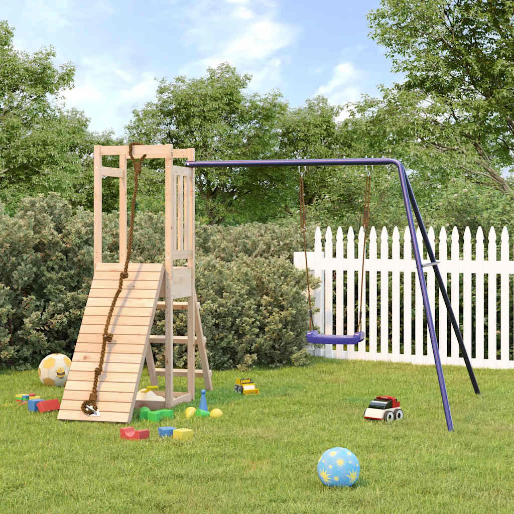 vidaXL Spielturm Massivholz Kiefer