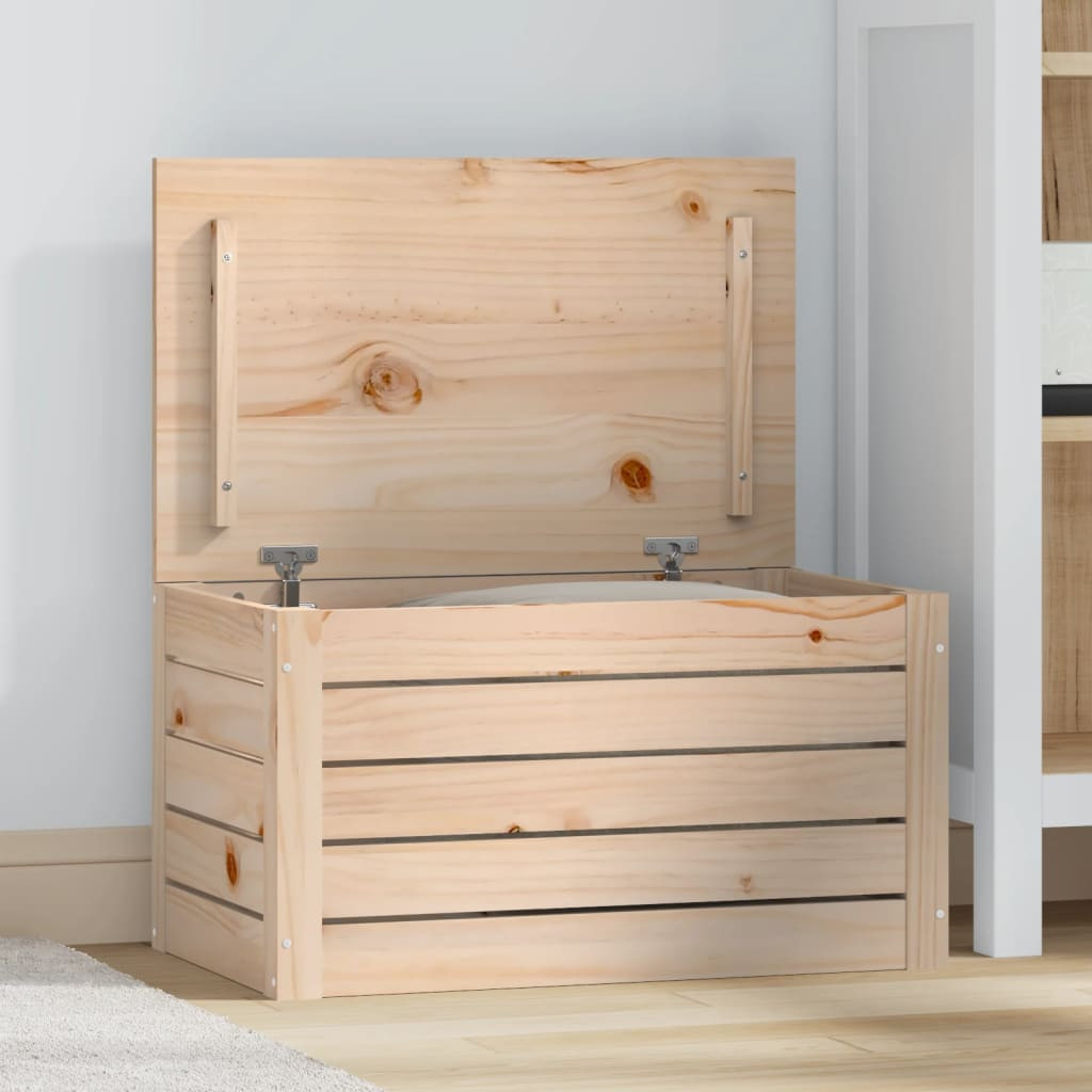 vidaXL Truhe 59,5x36,5x33 cm Massivholz Kiefer