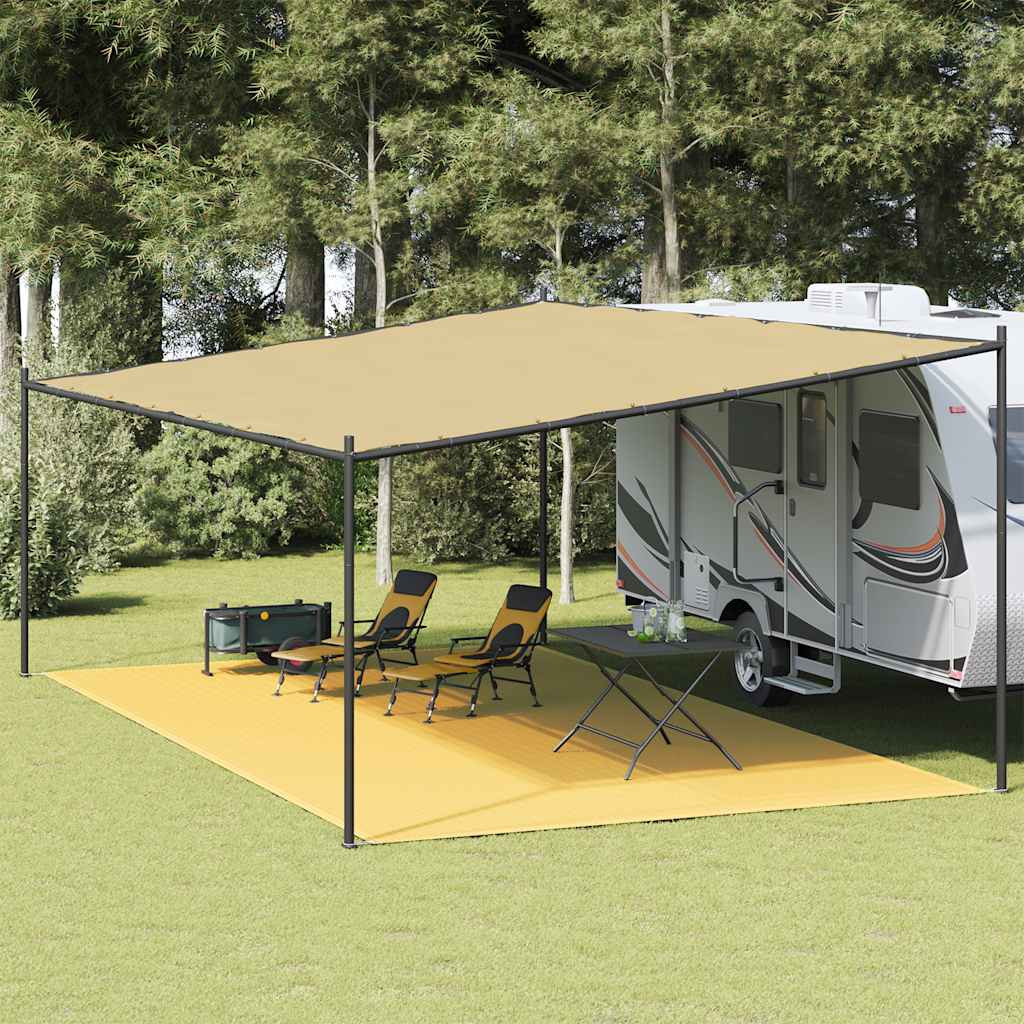 vidaXL Zeltteppich 400x700 cm Beige