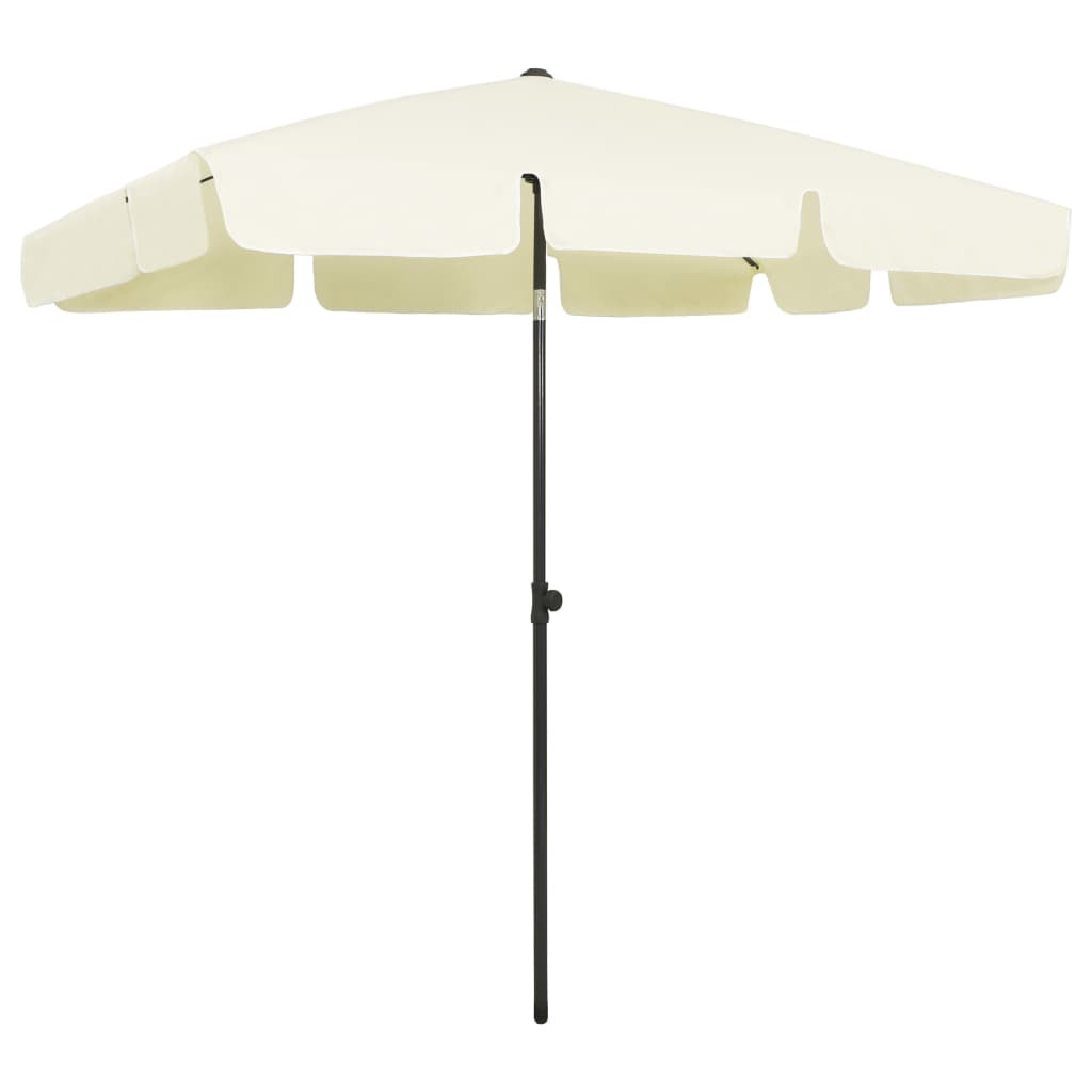 vidaXL Strandschirm Sandgelb 200x125 cm