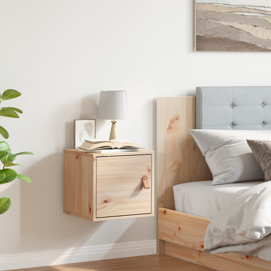 vidaXL Wandschrank 31,5x30x30 cm Massivholz Kiefer