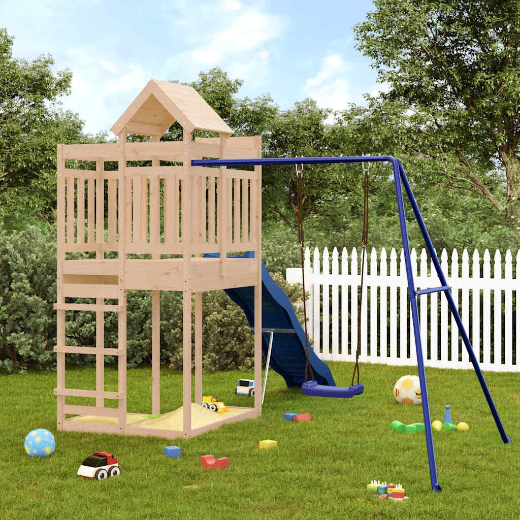 vidaXL Spielturm Massivholz Kiefer