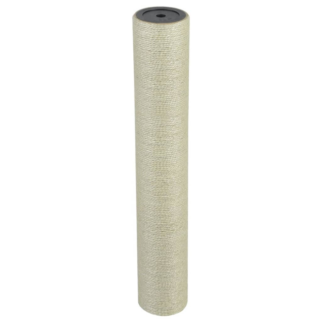 vidaXL Katzen-Kratzbaum 8x50 cm 10 mm Beige