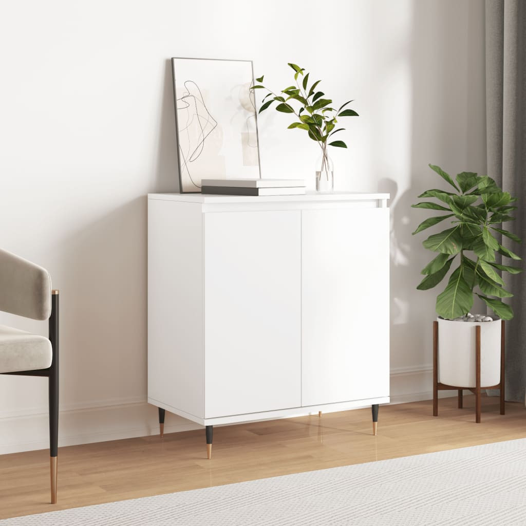 vidaXL Sideboard Weiß 60x35x70 cm Holzwerkstoff