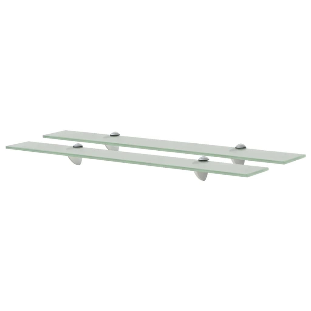 vidaXL Schweberegale 2 Stk. Glas 70x20 cm 8 mm