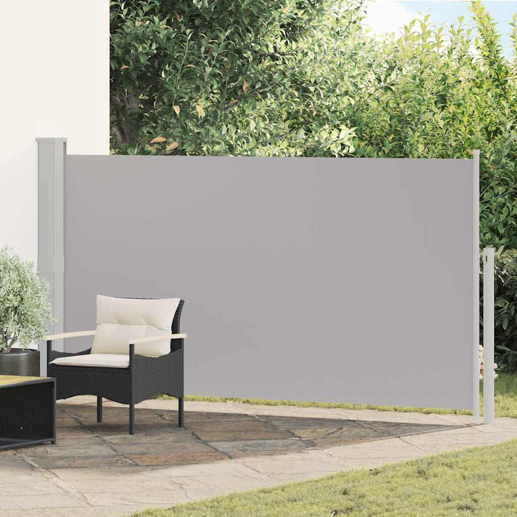 vidaXL Ausziehbare Seitenmarkise 170×300 cm Grau