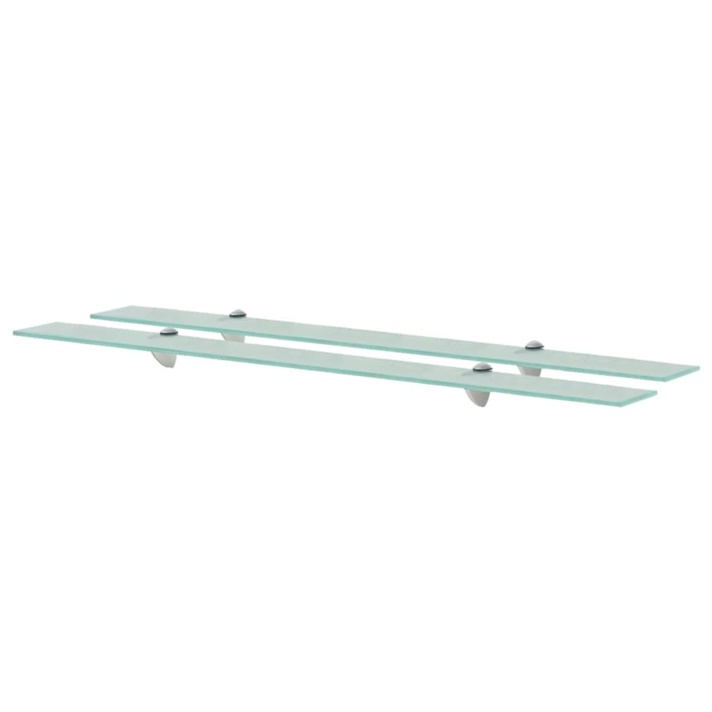 vidaXL Schweberegale 2 Stk. Glas 100x20 cm 8 mm