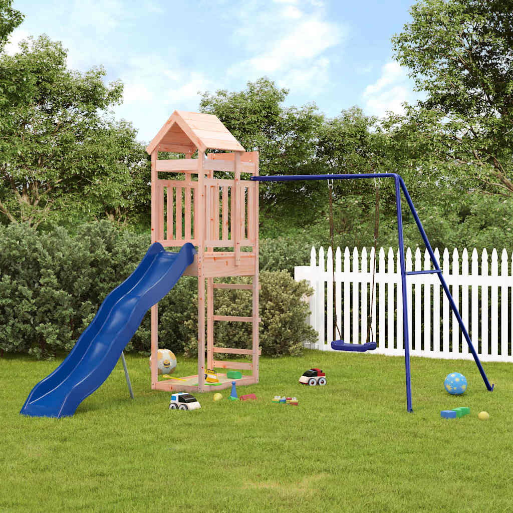 vidaXL Spielturm Massivholz Douglasie