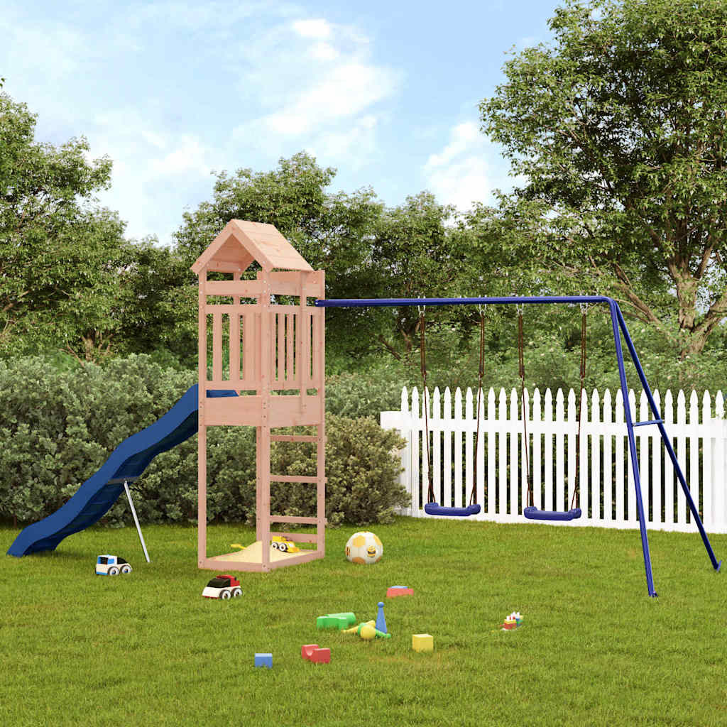 vidaXL Spielturm Massivholz Douglasie