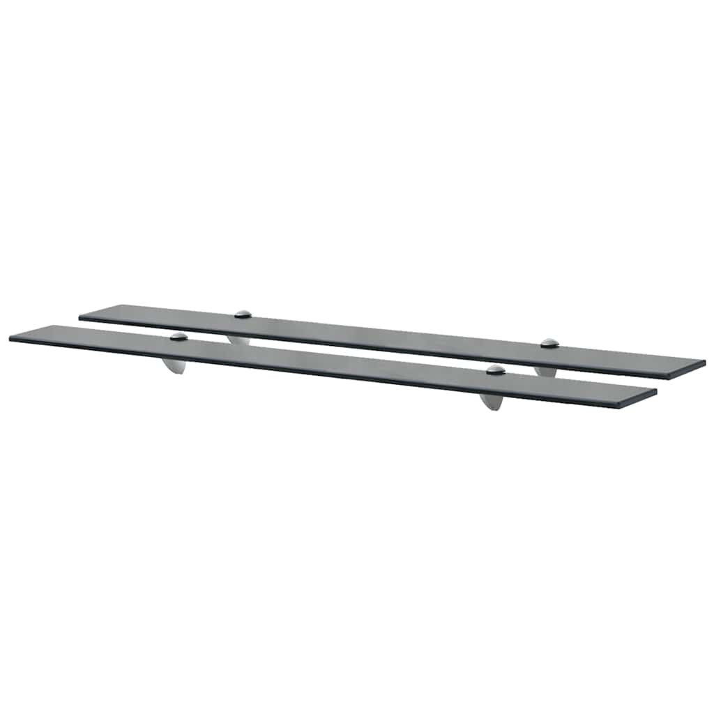 vidaXL Schweberegale 2 Stk. Glas 100x20 cm 8 mm