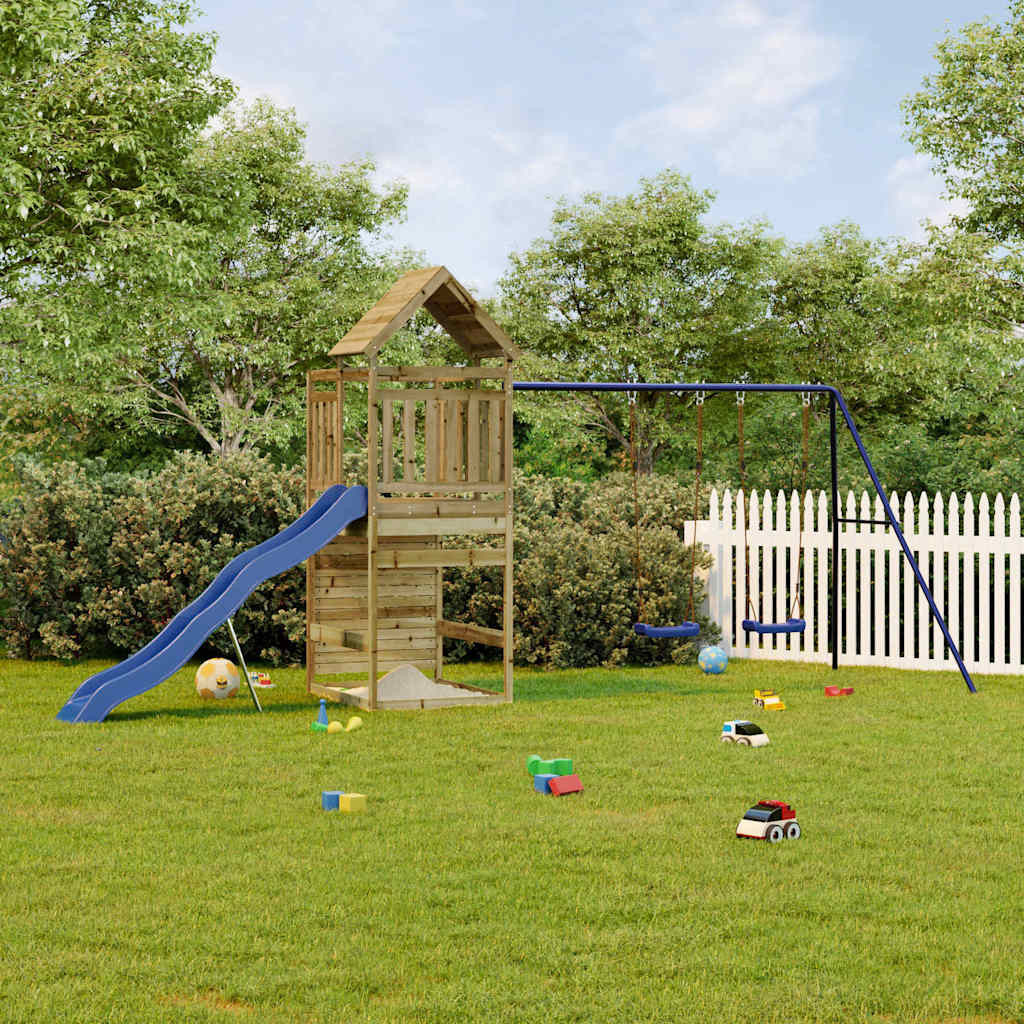 vidaXL Spielturm Imprägniertes Kiefernholz