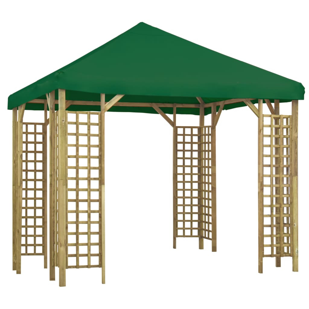 vidaXL Pavillon 3 x 3 m Grün
