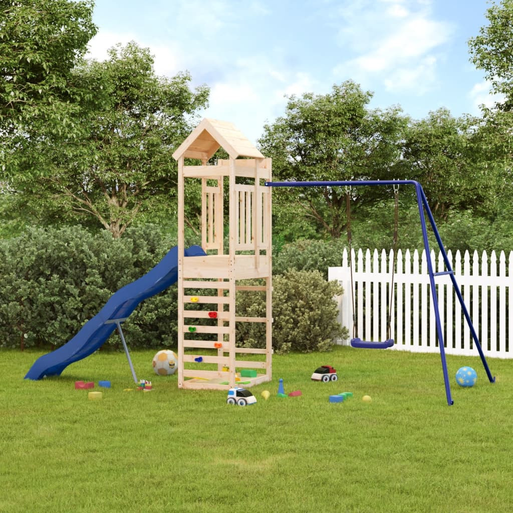 vidaXL Spielturm Massivholz Kiefer