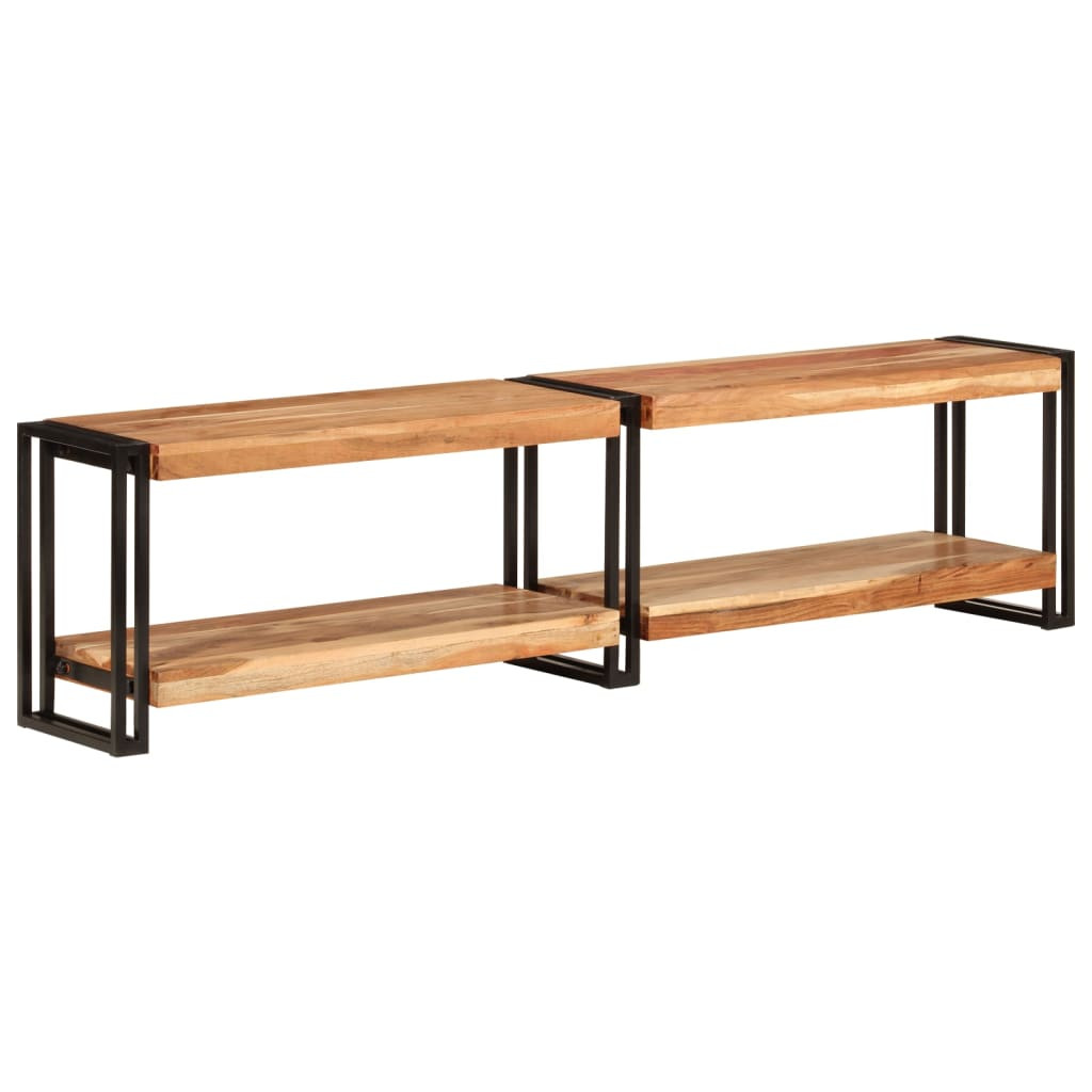 vidaXL TV-Schrank 160x30x40 cm Massivholz Akazie