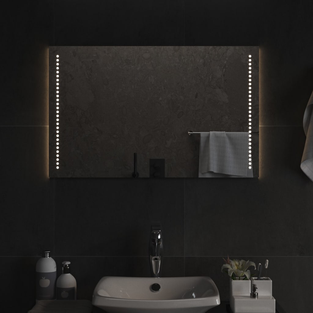 vidaXL LED-Badspiegel 50x80 cm