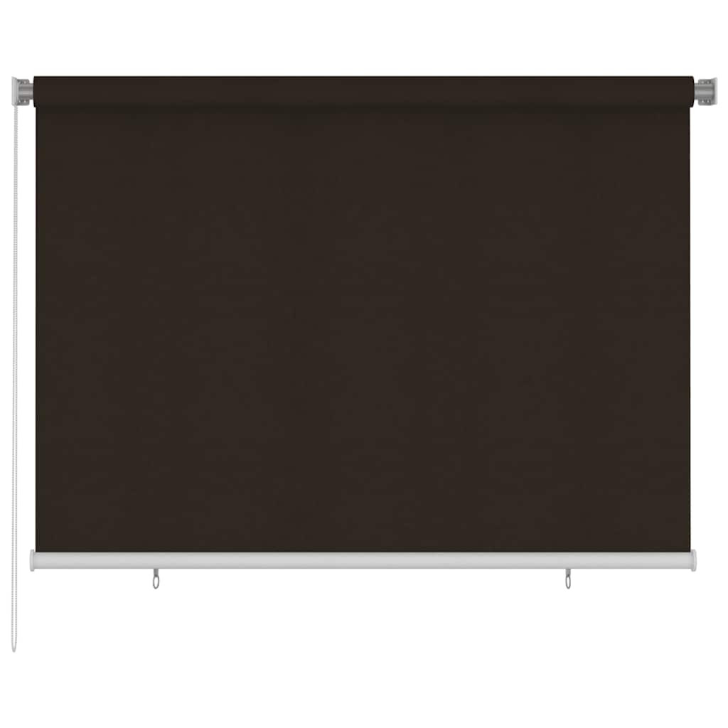 vidaXL Außenrollo 205 (B) x 140 (H) cm Braun HDPE