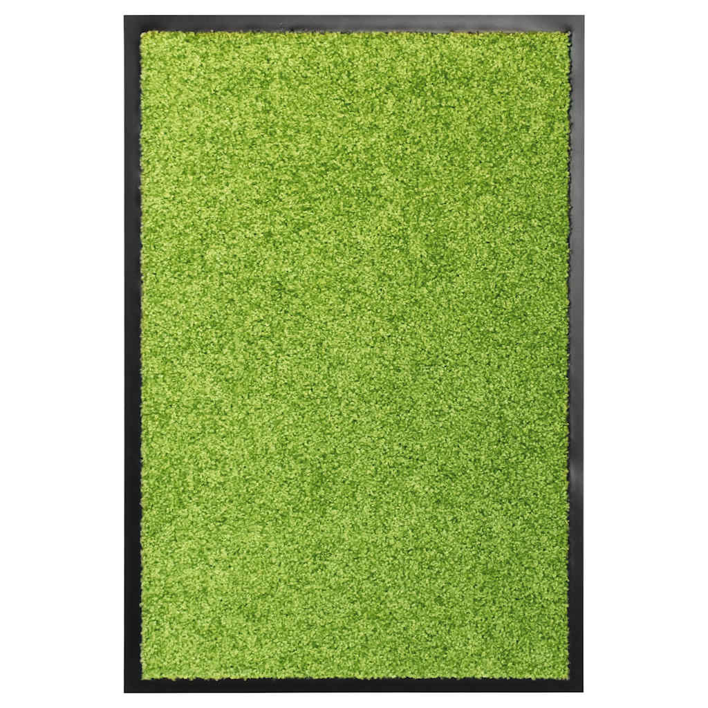 vidaXL Fußmatte Waschbar Grün 40x60 cm