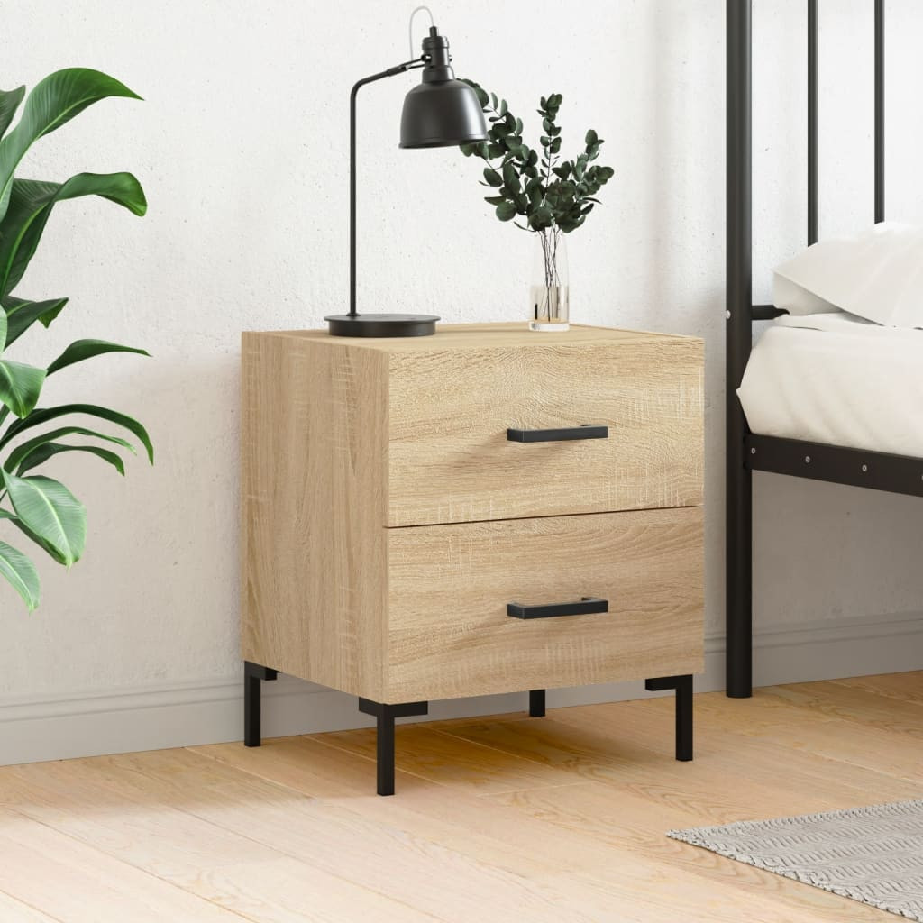 vidaXL Nachttisch Sonoma-Eiche 40x35x47,5 cm Holzwerkstoff