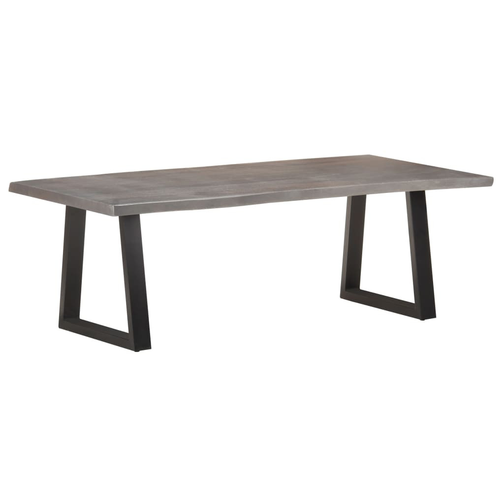 vidaXL Couchtisch mit Baumkanten 115x60x40 cm Massivholz Akazie