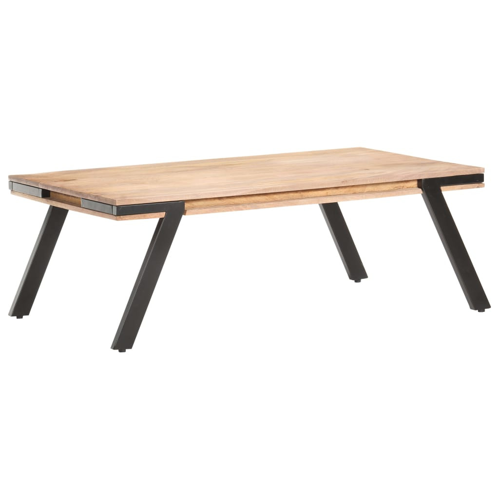 vidaXL Couchtisch 114x65x40 cm Mango Massivholz