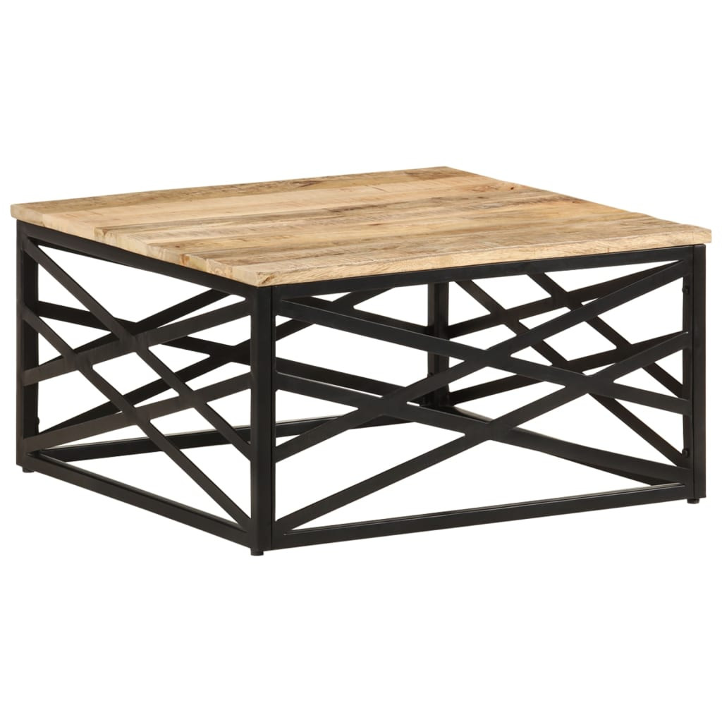 vidaXL Couchtisch 68 x 68 x 35 cm Massivholz Mango