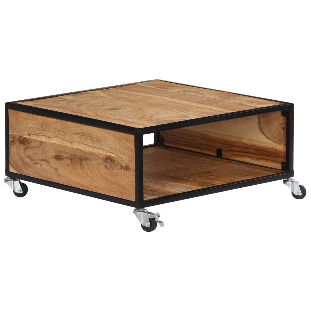 vidaXL Couchtisch 70x70x32 cm Massivholz Akazie