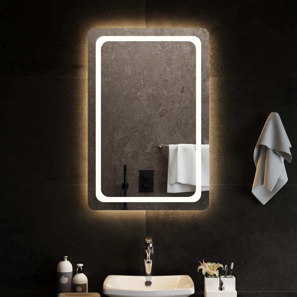 vidaXL LED-Badspiegel 60x90 cm