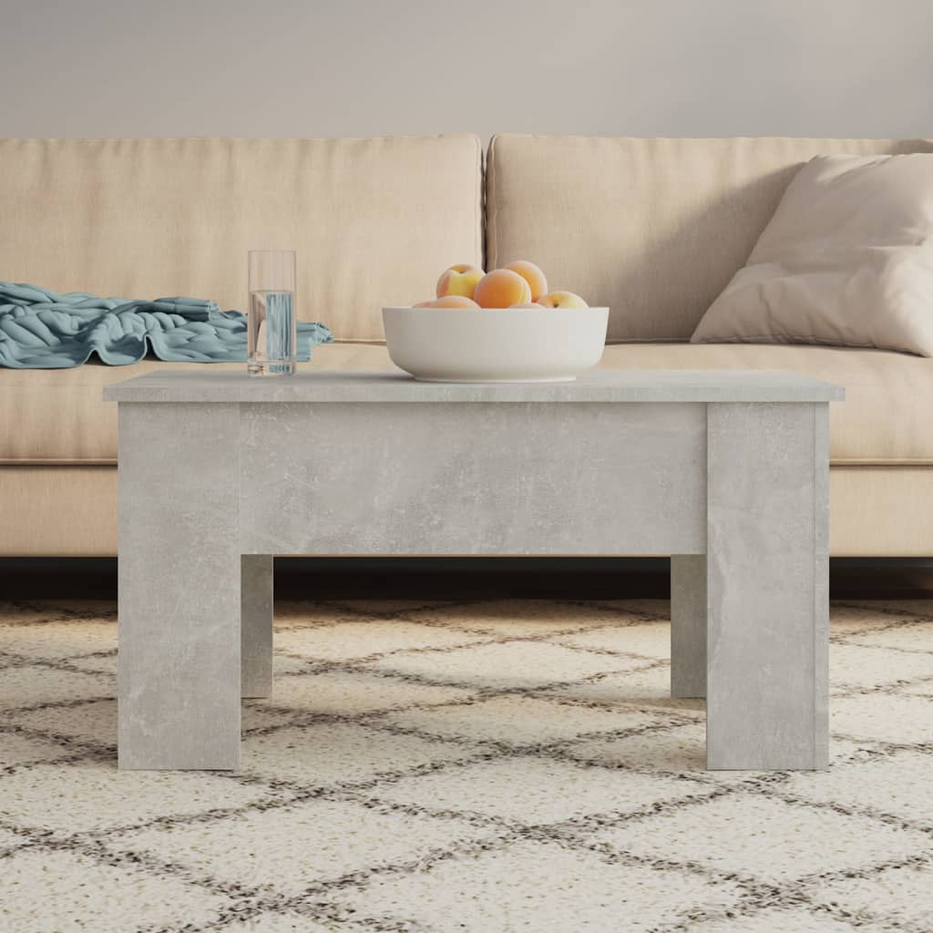 vidaXL Couchtisch Betongrau 79x49x41 cm Holzwerkstoff