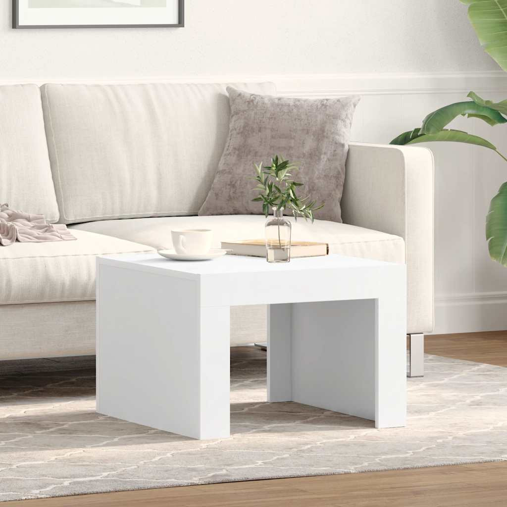 vidaXL Couchtisch Weiß 50x50x35 cm Holzwerkstoff