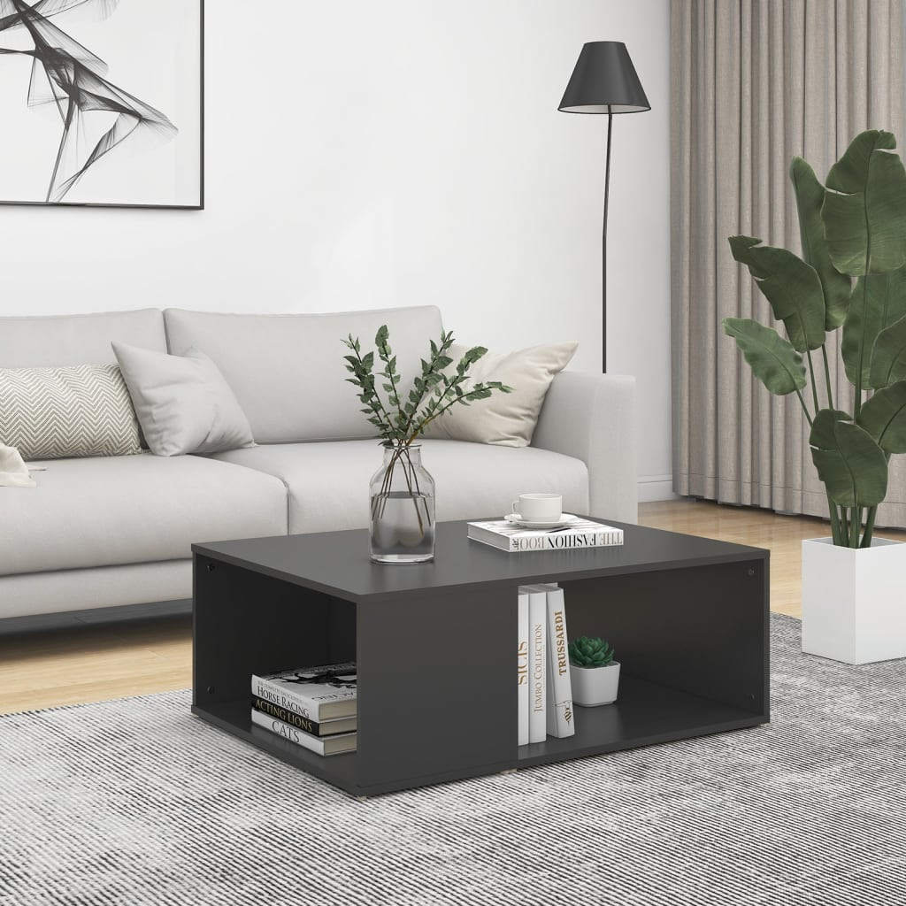 vidaXL Couchtisch Grau 90x67x33 cm Holzwerkstoff