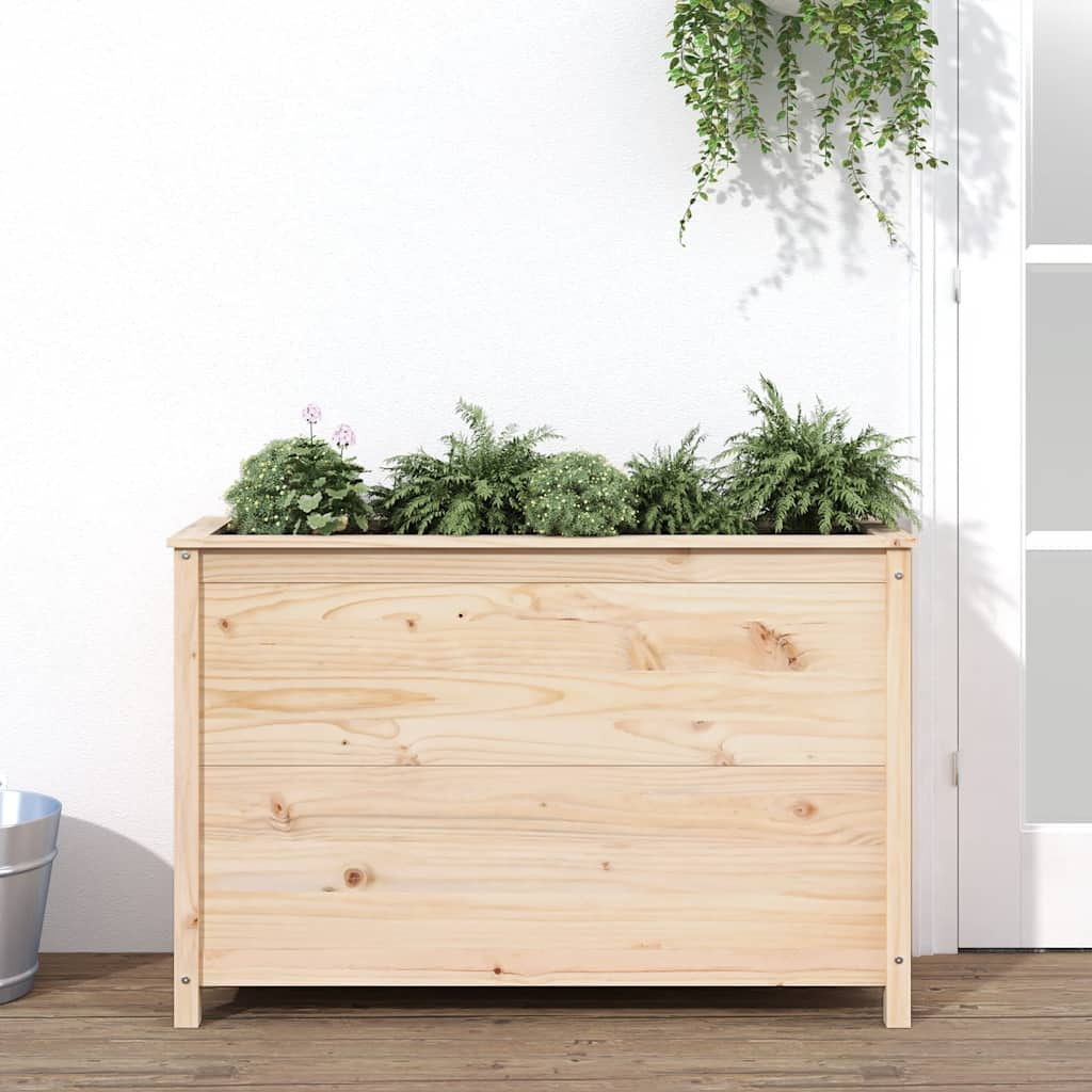 vidaXL Hochbeet 119,5x40x78 cm Massivholz Kiefer
