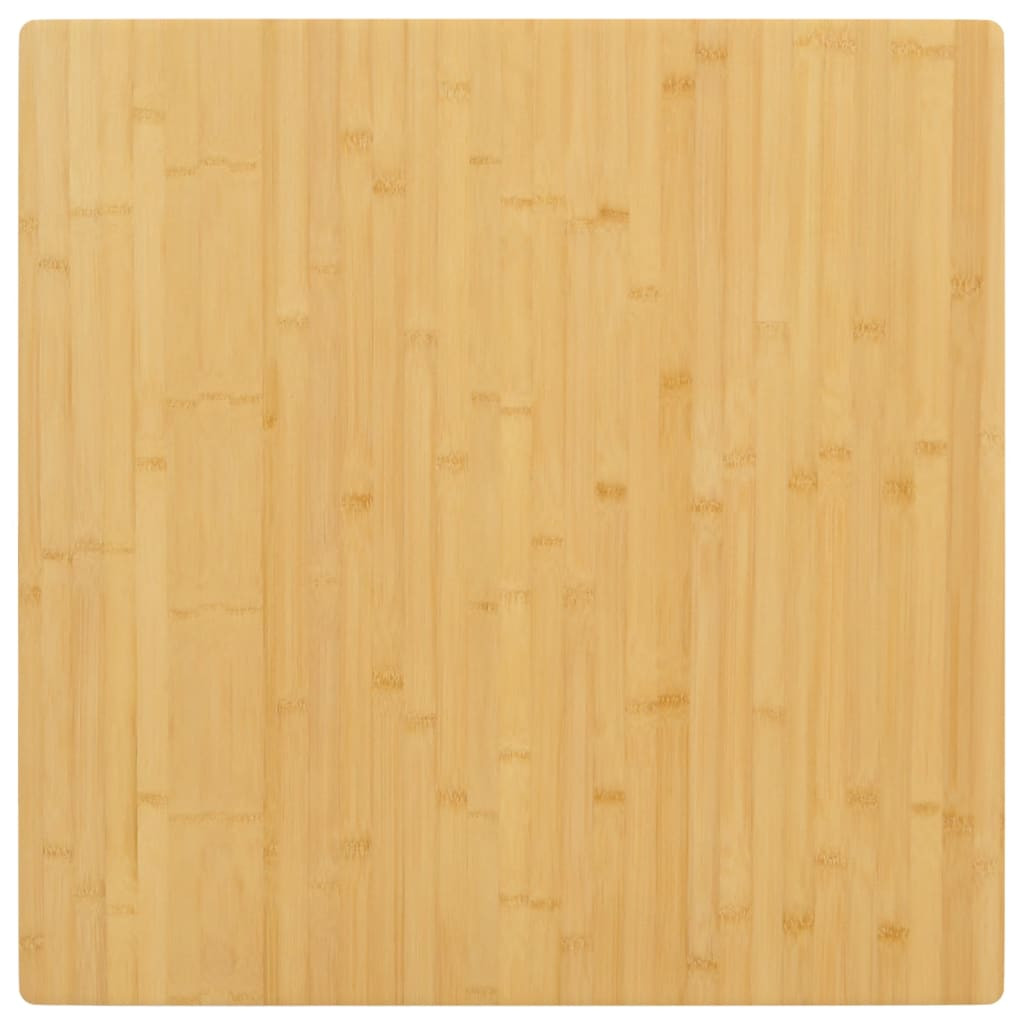 vidaXL Tischplatte 70x70x1,5 cm Bambus