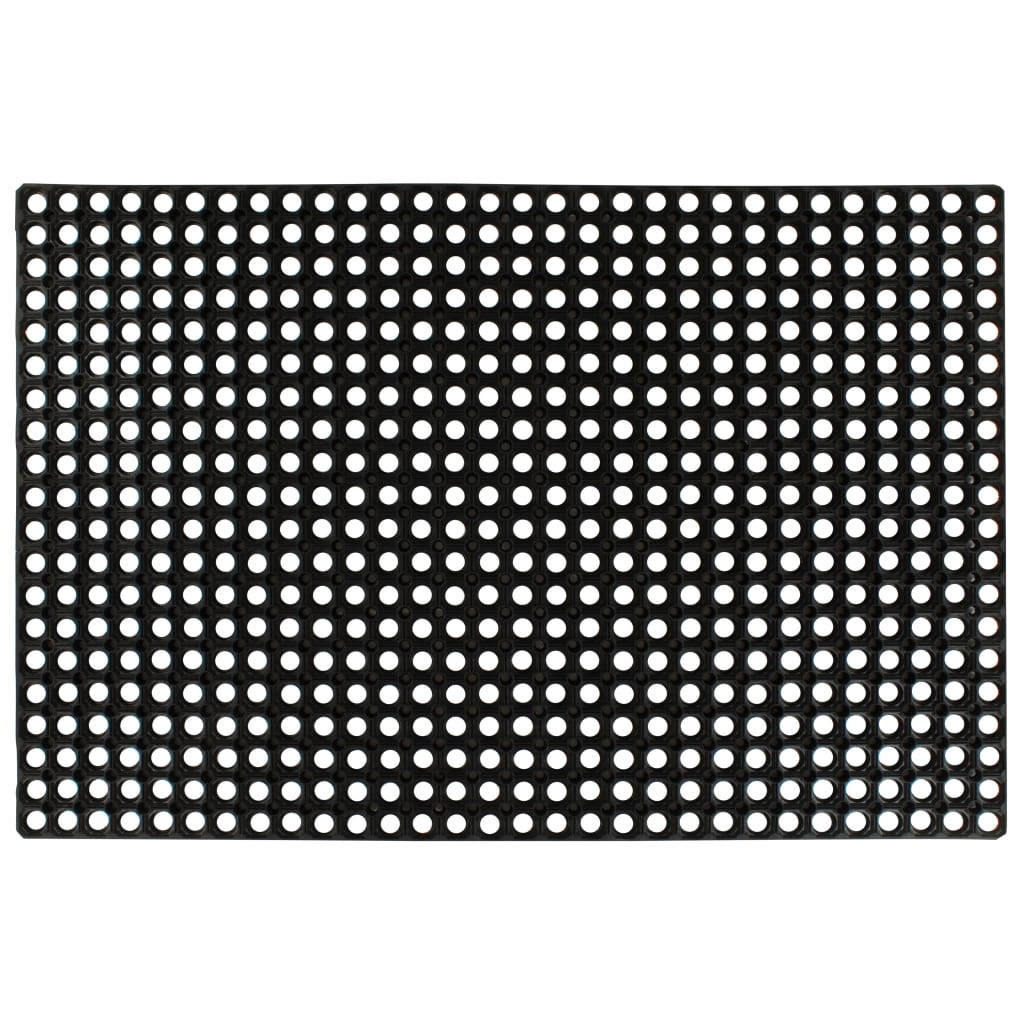 vidaXL Ringgummimatte 22 mm 80x120 cm