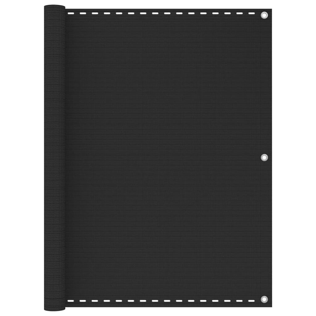 vidaXL Balkon Sichtschutz Anthrazit 120x600 cm HDPE