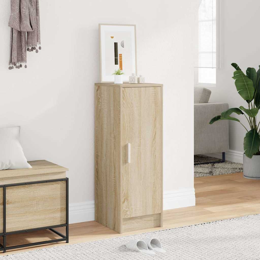 vidaXL Schuhschrank Sonoma-Eiche 32x35x92 cm Holzwerkstoff