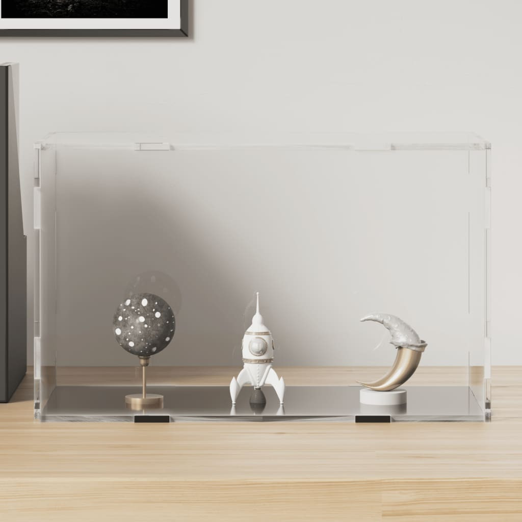 vidaXL Displaybox Transparent 31x17x19 cm Acryl