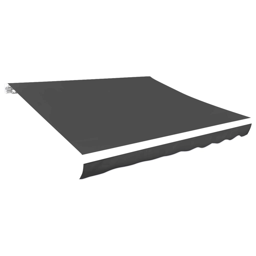 vidaXL Ersatzstoff für Markise Grau 6x3 m Polyester