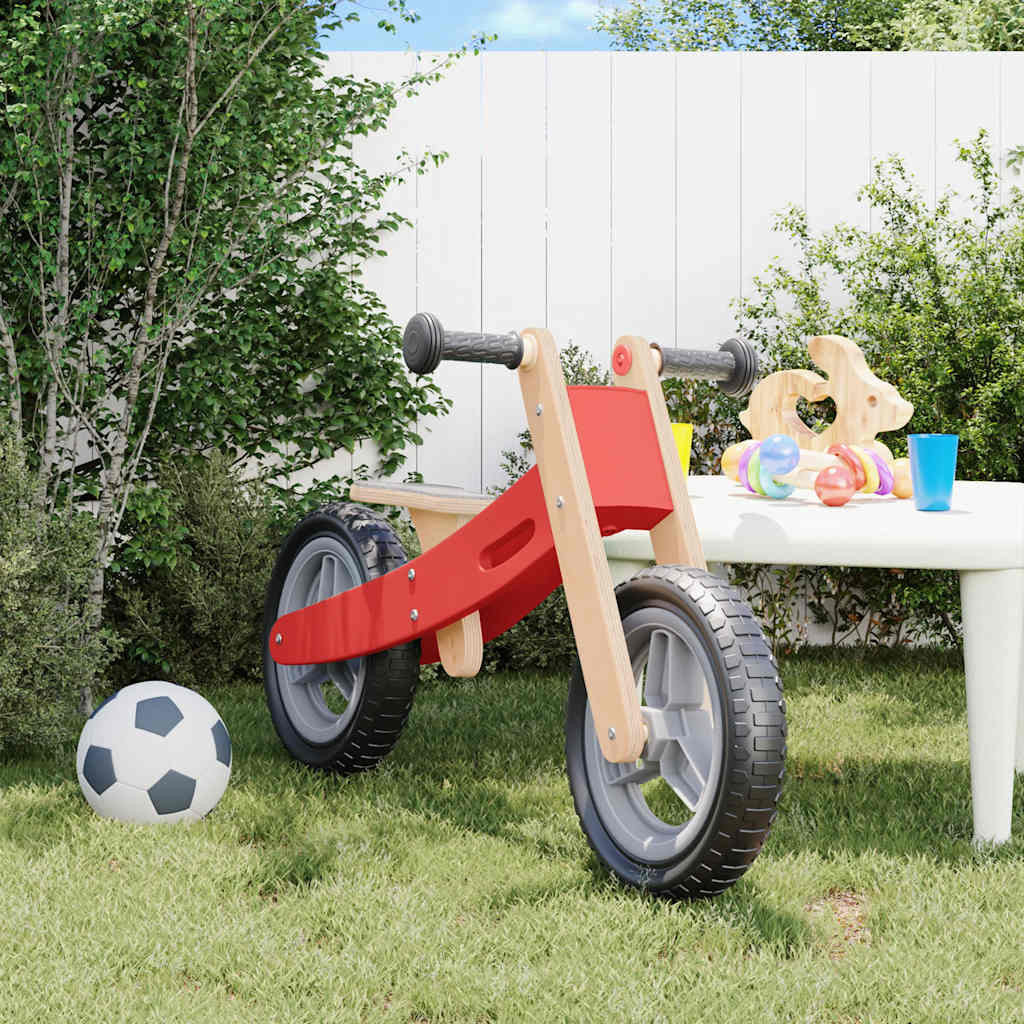vidaXL Laufrad für Kinder Rot